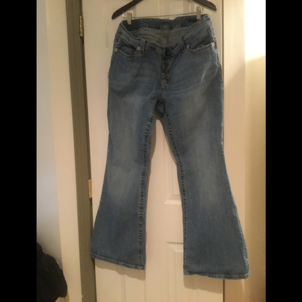 *PLUS* SEVEN 7 LUXE Flare Denim Jeans size 20